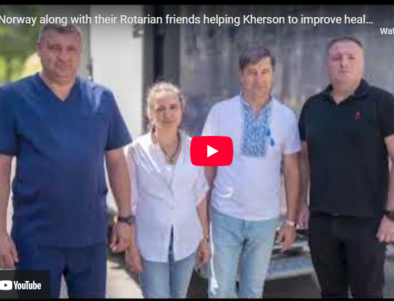RC Norway along with their Rotarian friends helping Kherson to improve healthcare services.